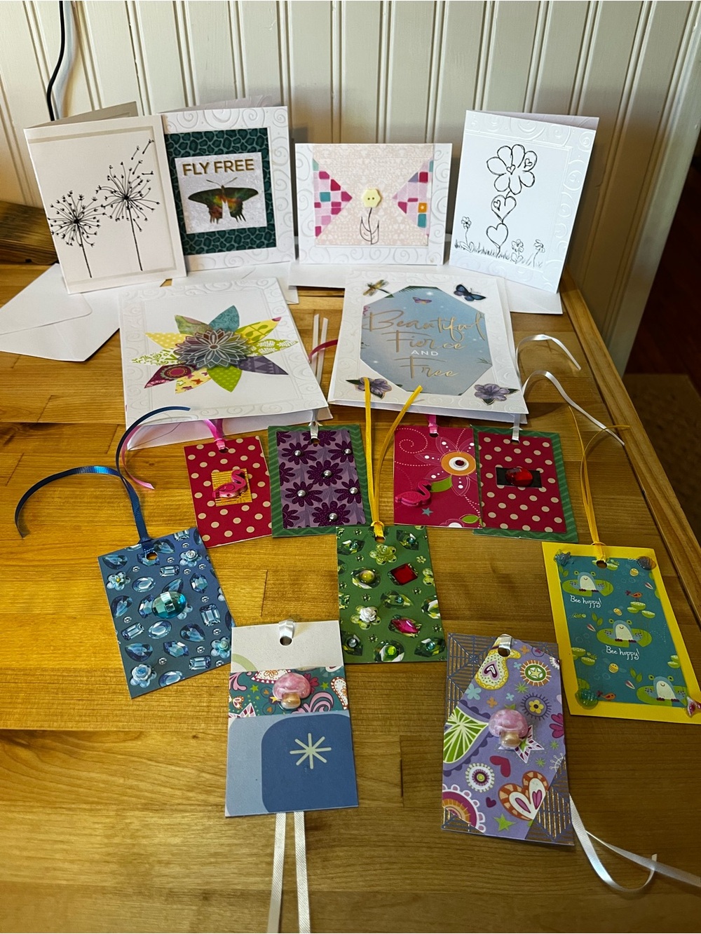 Handcrafted Cards and Hang Tags- 15